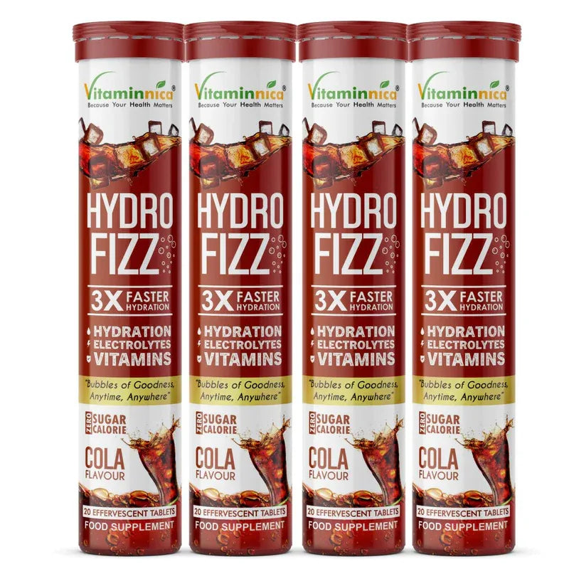 Vitaminnica Hydro Fizz- 20 Effervescent Tablets | Ultimate Hydration, Electrolytes & Vitamin Boost - The Wellness Store®