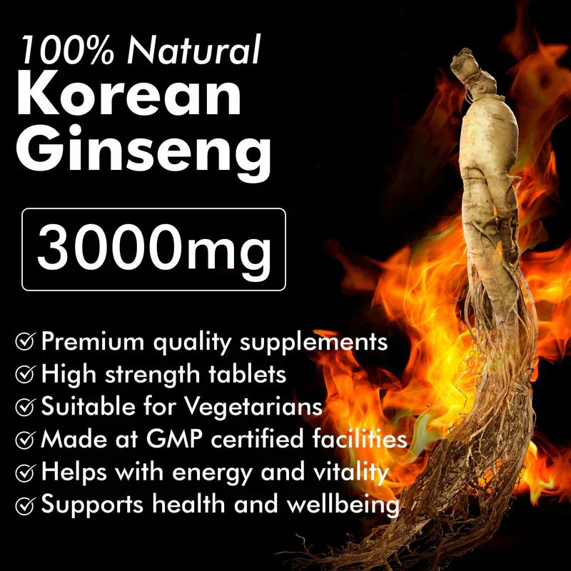 Vitaminnica Korean Ginseng-60 Capsules - The Wellness Store®