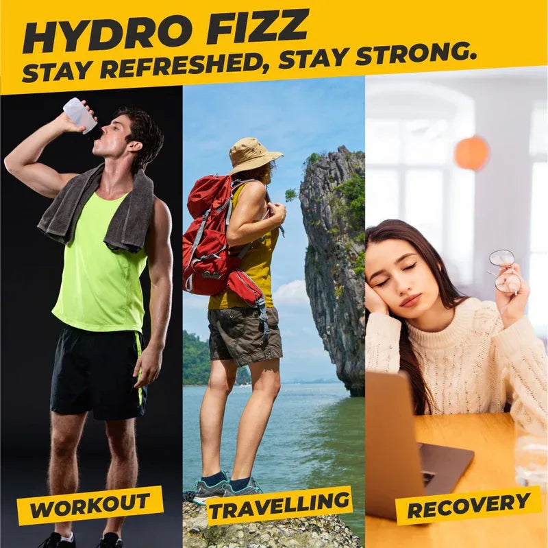 Vitaminnica Hydro Fizz- 20 Effervescent Tablets | Ultimate Hydration, Electrolytes & Vitamin Boost - The Wellness Store®
