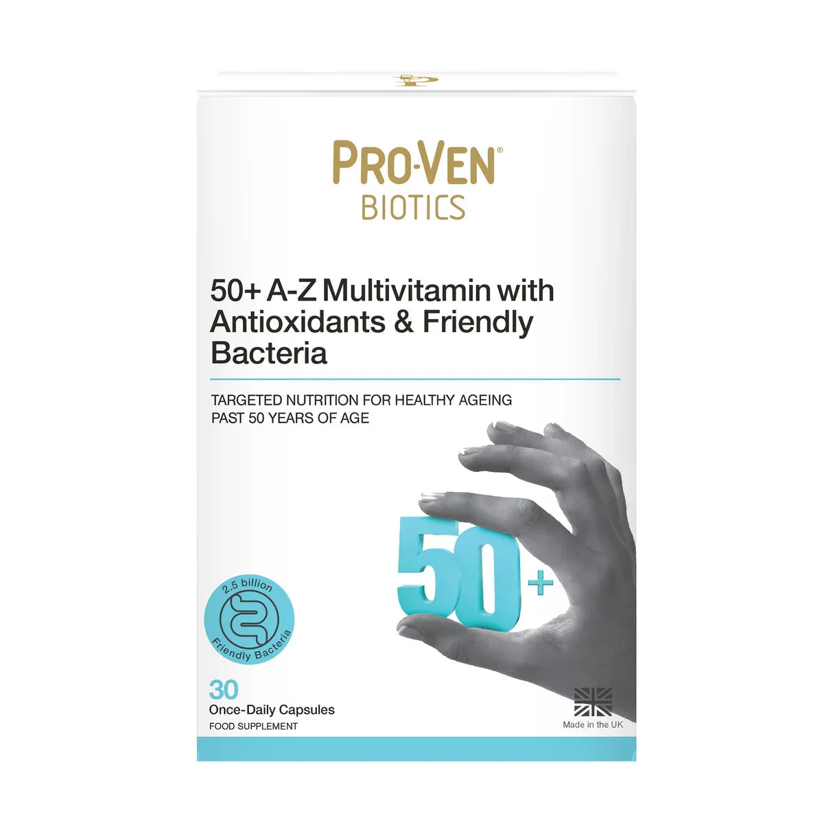 ProVen Biotics – 50+ A to Z Multivitamin – 30 Capsules - The Wellness Store®