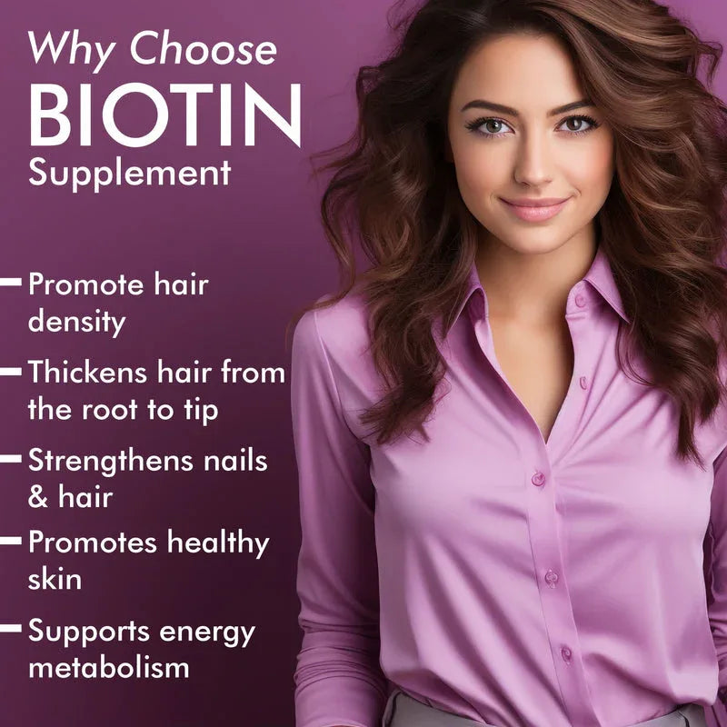 Vitaminnica Biotin - Better Hair, Skin and Nails - 60 Capsules - The Wellness Store®