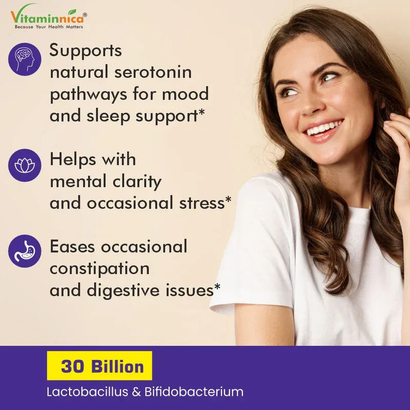 Vitaminnica Vita Mood Probio- 60 Capsules - The Wellness Store®