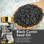 Vitaminnica Black Cumin Seed Oil 1000mg - 60 Capsules - The Wellness Store®