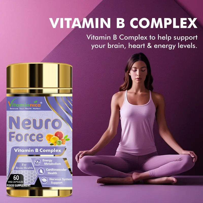 Vitaminnica Neuro Force: Brain Booster-60 Capsules - The Wellness Store®