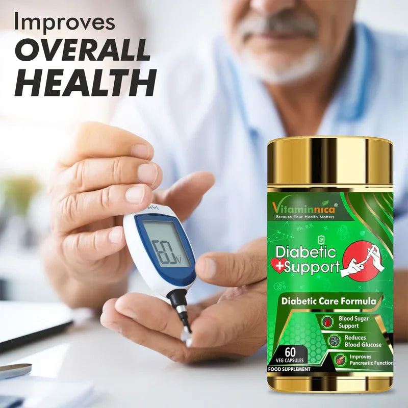 Vitaminnica Diabetic Support - 60 Capsules - The Wellness Store®