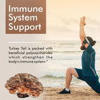 Vitaminnica Turkey Tail Mushroom- 60 Capsules - The Wellness Store®