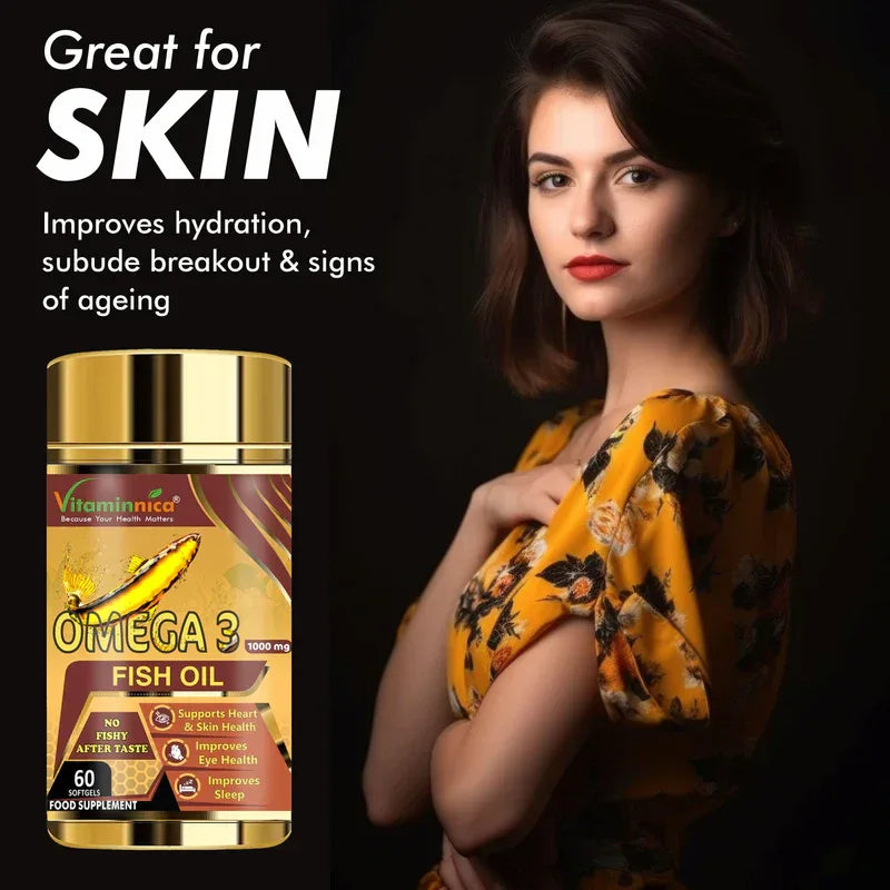 Vitaminnica Omega 3- Better Heart Health- 60 Softgels - The Wellness Store®