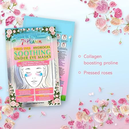 7th Heaven – Hydrogel Soothing Under Eye Masks – Cooling & Hydrating Eye Treatment