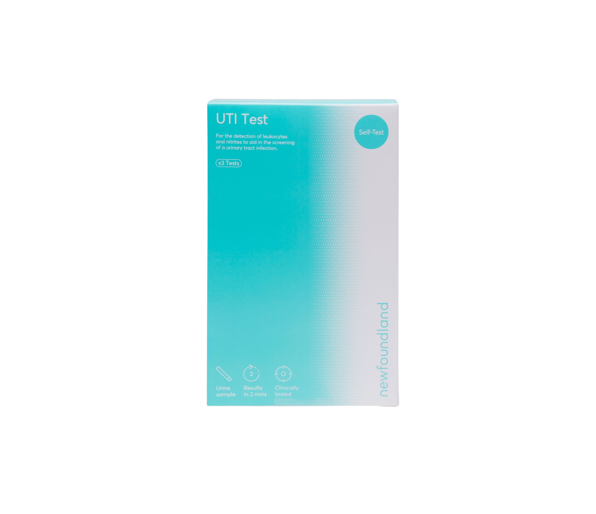 Newfoundland - UTI Test Kit - 3 Urinary Tract Infection Home Self-Test Strips
