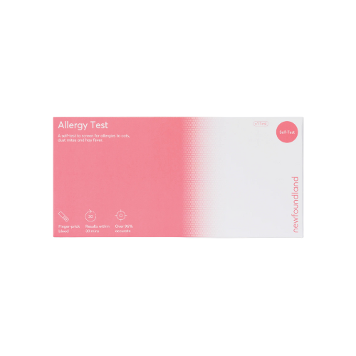 Newfoundland - Allergy Test Kit for Cat Hair - Dust Mites & Grass Pollen