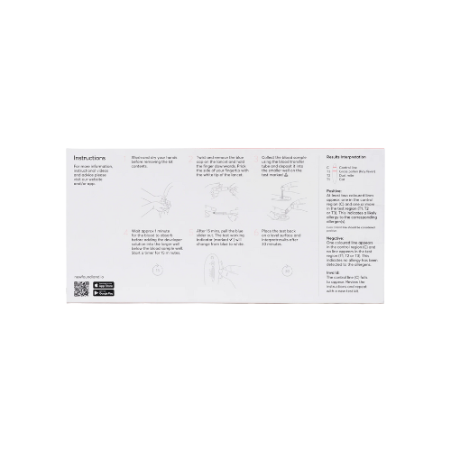 Newfoundland - Allergy Test Kit for Cat Hair - Dust Mites & Grass Pollen