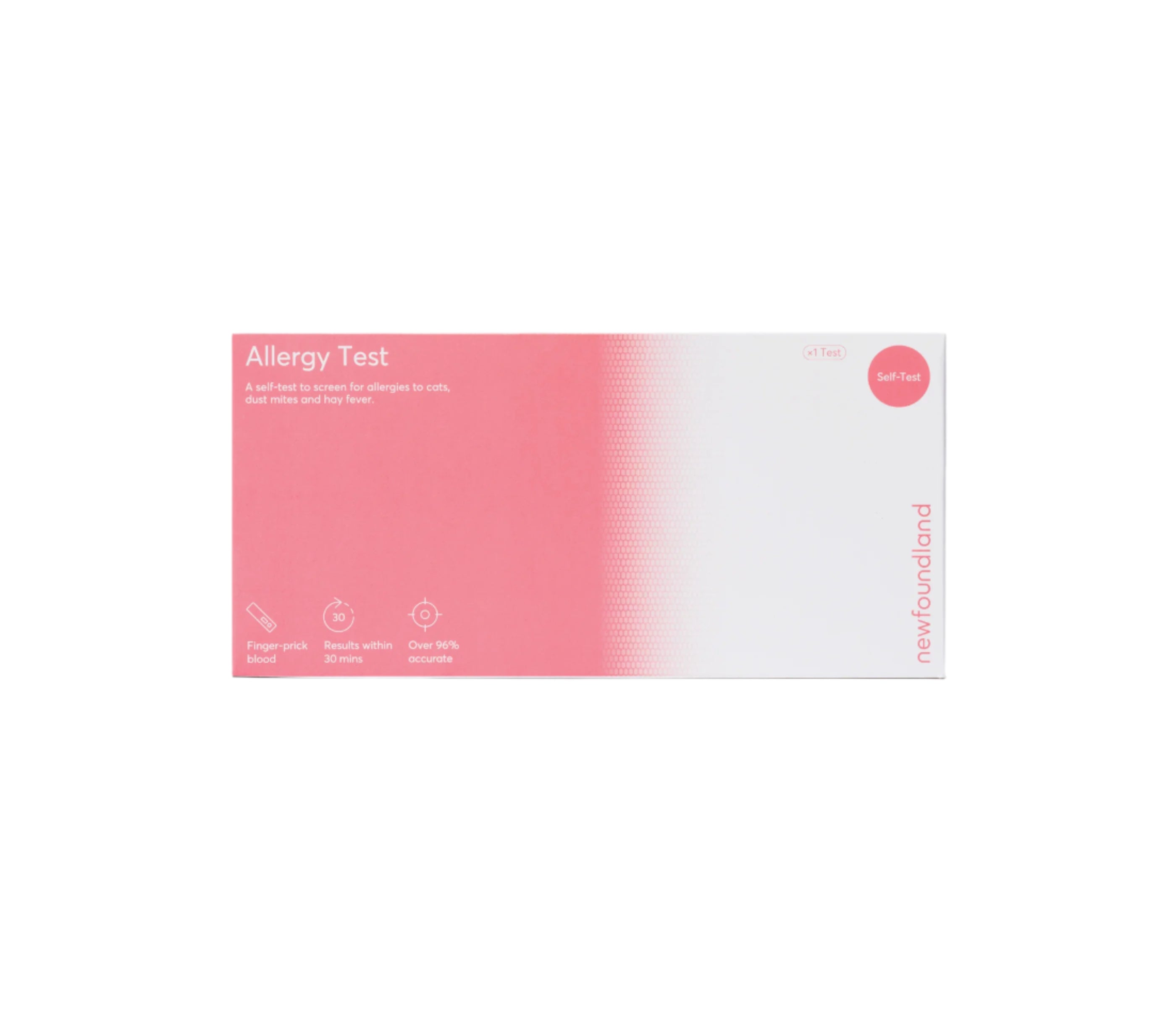 Newfoundland - Allergy Test Kit for Cat Hair - Dust Mites & Grass Pollen