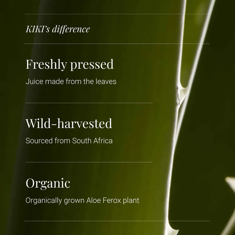 KIKI HEALTH - Aloe Ferox Juice, Organic - 500ml