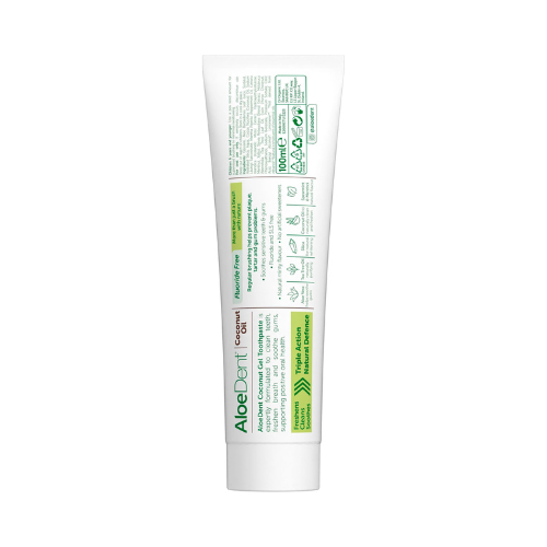 Aloe Dent – Coconut Oil Toothpaste (Fluoride Free) – 100ml