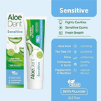 Aloe Dent – Sensitive Toothpaste with Aloe Vera, Echinacea & Fluoride – 100ml