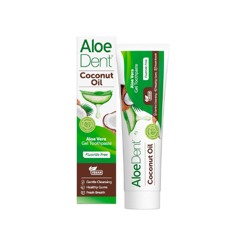 Aloe Dent – Coconut Oil Toothpaste (Fluoride Free) – 100ml