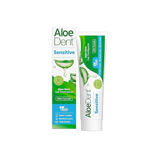 Aloe Dent – Sensitive Toothpaste with Aloe Vera, Echinacea & Fluoride – 100ml