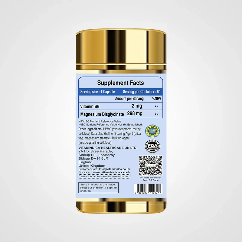 Vitaminnica Anti-Stress- Stress Reliever - 60 Capsules - The Wellness Store®