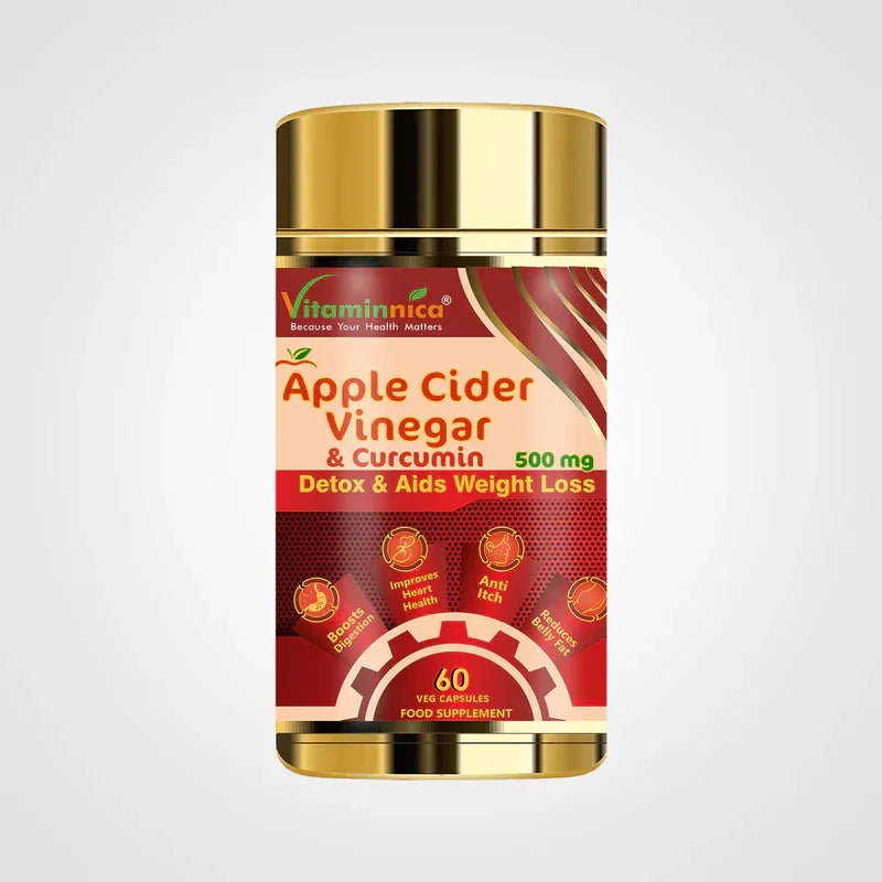 Vitaminnica Apple Cider Vinegar- Healthy Gut- 60 Capsules - The Wellness Store®