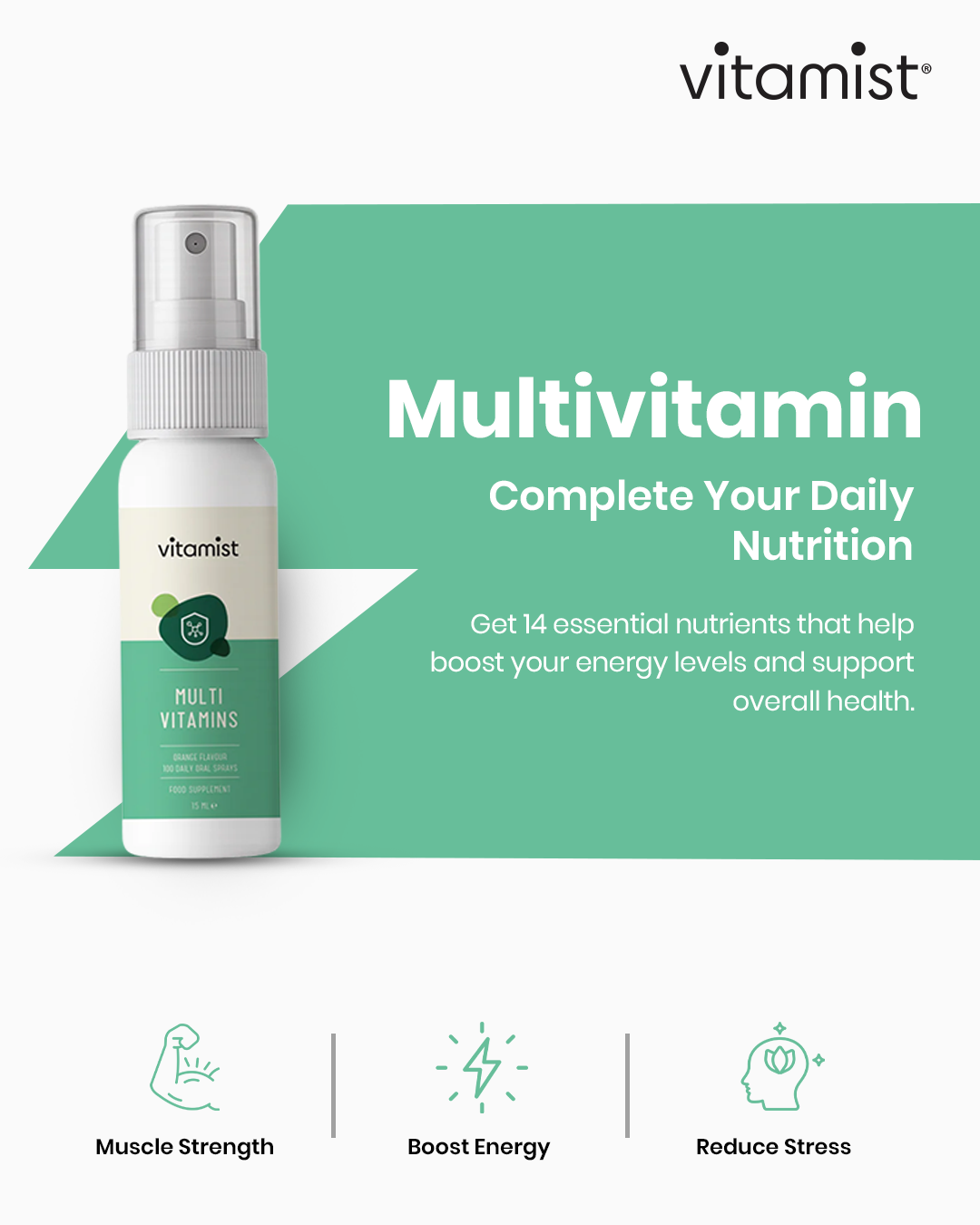Vitamist - Multivitamin Oral Spray - 100 Daily Doses