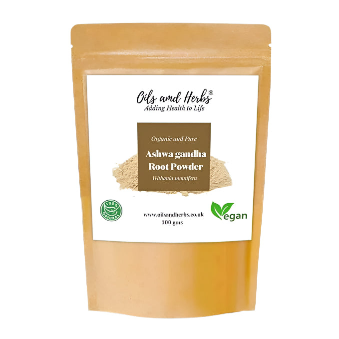 Oil & Herbs - Pure Ashwagandha Root Powder - 100g Powder