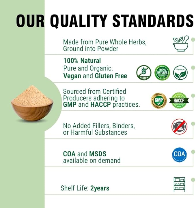 Oil & Herbs - Pure Ashwagandha Root Powder - 100g Powder