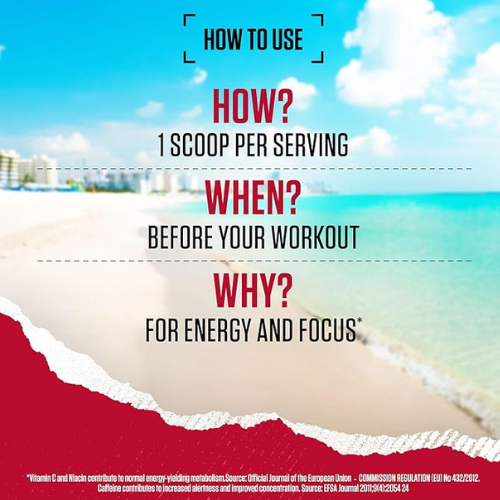 BSN - N.O.-Xplode Pre Workout Powder Red Rush Flavour - 390g (30 Servings)