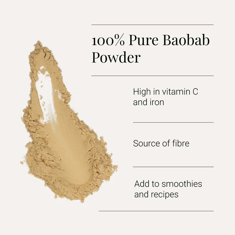 KIKI HEALTH - Baobab Powder, Organic 100g
