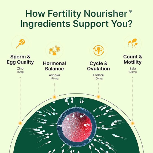 BeatNaturally - Fertility Nourisher with Zinc, Ashoka, Bala & Lodhra - 30 Capsules