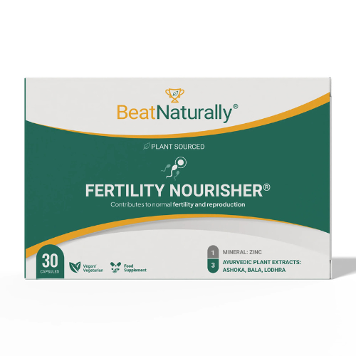 BeatNaturally - Fertility Nourisher with Zinc, Ashoka, Bala & Lodhra - 30 Capsules