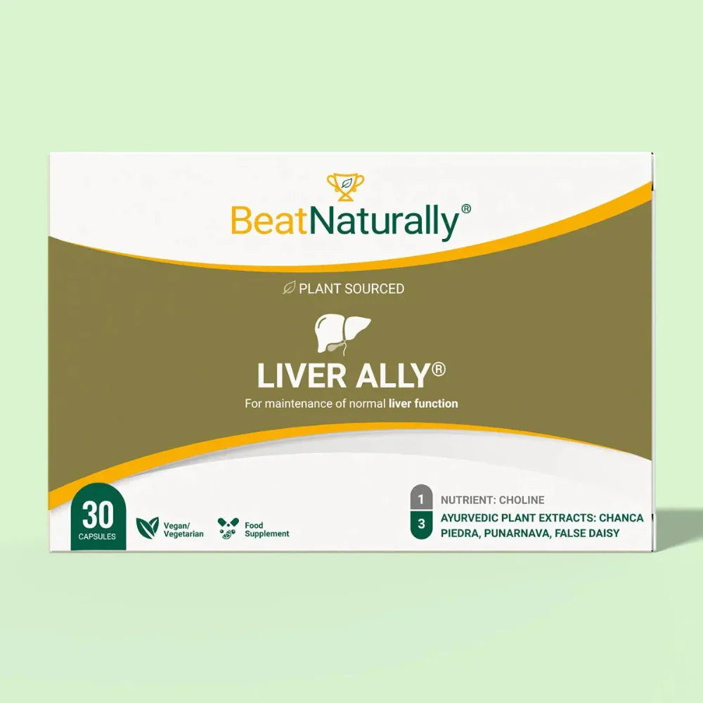 BeatNaturally – Liver Detox – Liver Cleanse Detox & Repair Supplement – Choline Bitartrate, Chanca Piedra & Herbal Formula – 30 Capsules