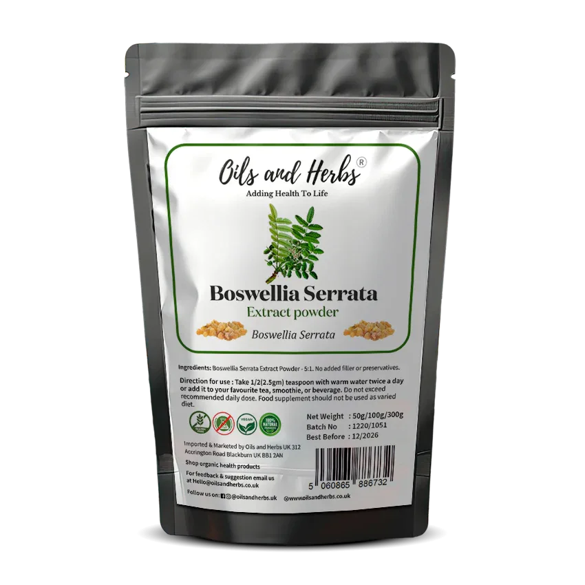 Oils & Herbs – High Strength Boswellia Serrata Extract Powder 5:1 - The Wellness Store®