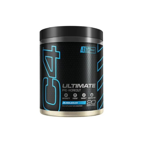 Cellucor - C4 Ultimate Pre‑Workout Bubblegum Flavor - 508 g Powder (20 Servings)