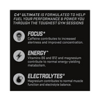 Cellucor - C4 Ultimate Pre‑Workout Bubblegum Flavor - 508 g Powder (20 Servings)