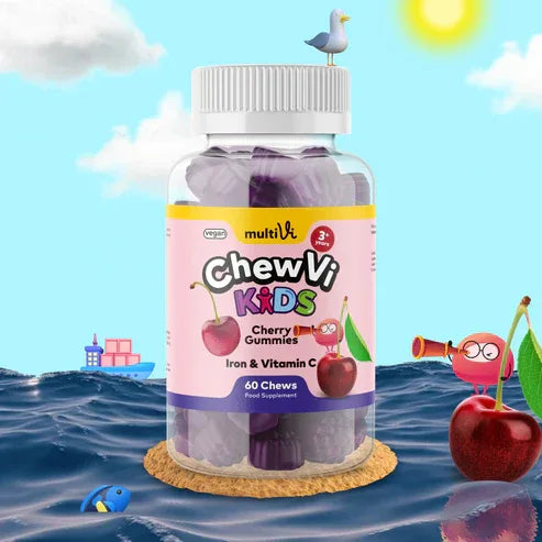 MultiVi - Kid's Iron & Vitamin C - 60 Chewable Gummies - The Wellness Store®