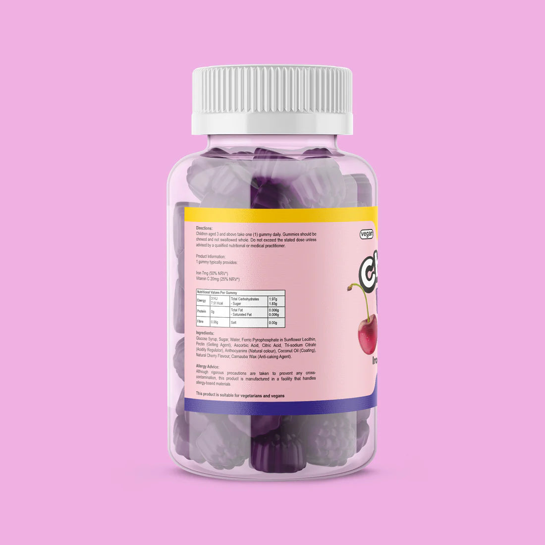 MultiVi - Kid's Iron & Vitamin C - 60 Chewable Gummies