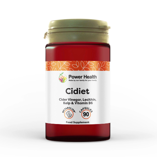 Power Health - Cidiet (Cider Vinegar, Kelp, Vitamin B6 & Lecithin) - 90 Capsules