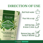 Oils & Herbs – Natural Herbal Constipation Relief Green Tea – 30 Tea Bags