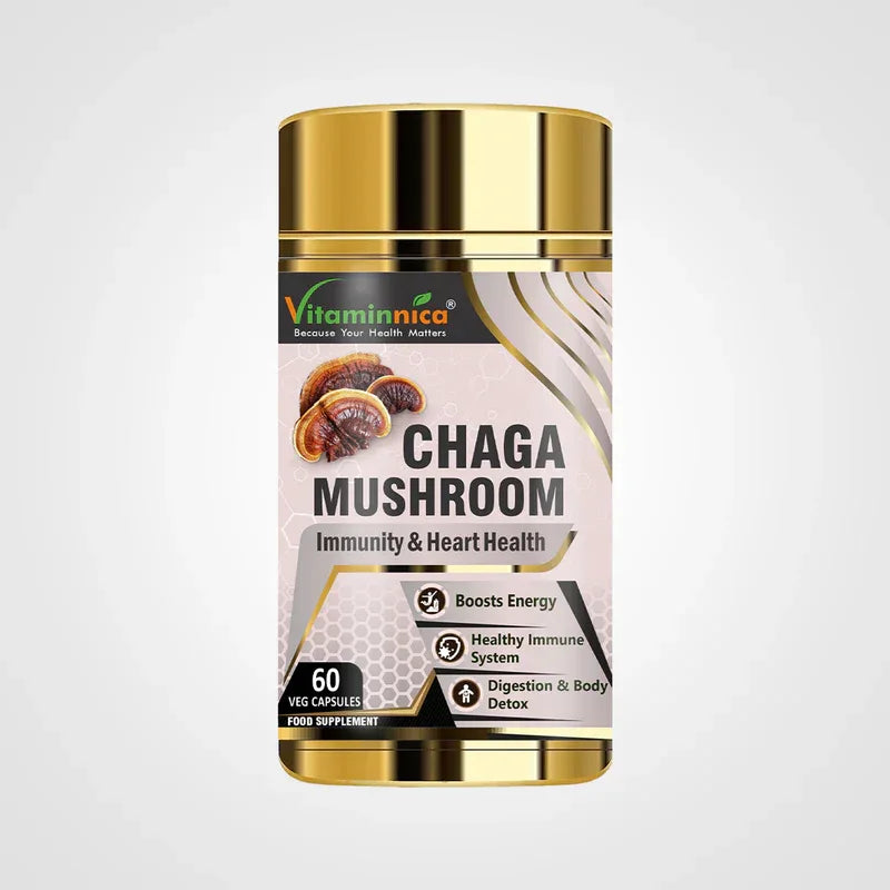 Vitaminnica Chaga Mushroom- 60 Capsules - The Wellness Store®