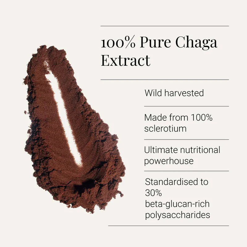 KIKI Health - Chaga Extract, Organic - 50g Powder