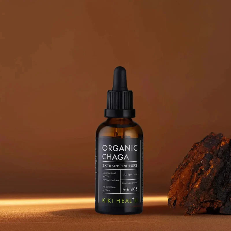 KIKI HEALTH - Chaga Extract Tincture, Organic - 50ml