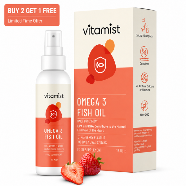 Vitamist - Omega 3 Fish Oil Oral Spray - 100 Daily Doses
