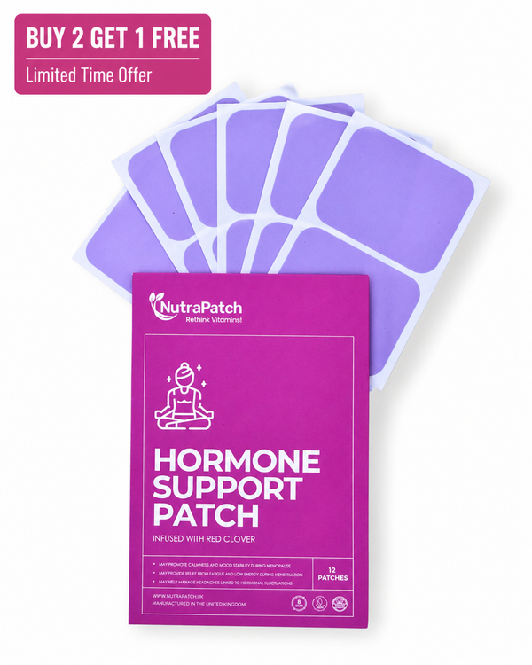 NutraPatch Herbal Wellness Patch with Red Clover & B Vitamins – 12 Patches