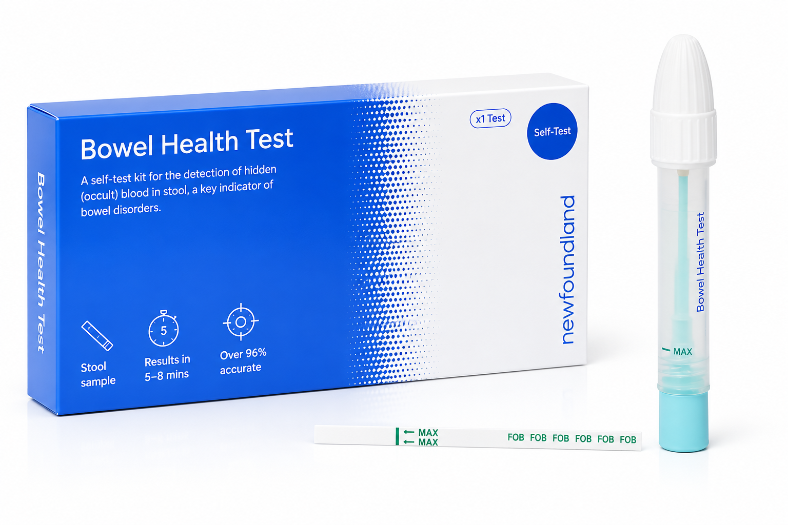 Newfoundland - Bowel Health FIT Test Kit - Stool Sample Test