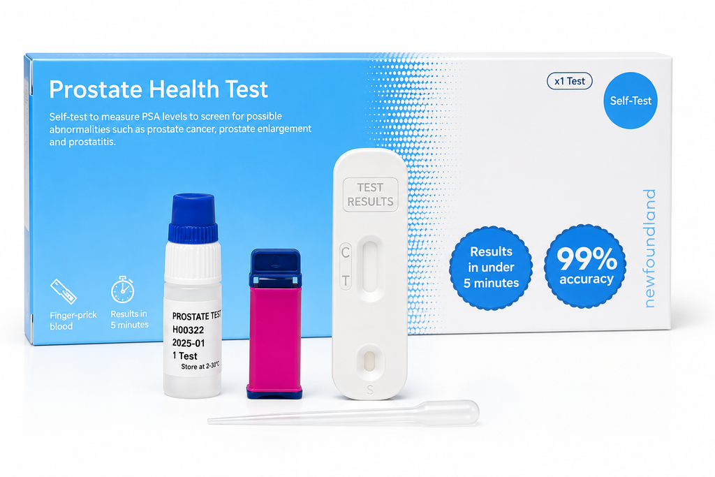 Newfoundland - Prostate Health PSA Test Kit - Finger-Prick Test