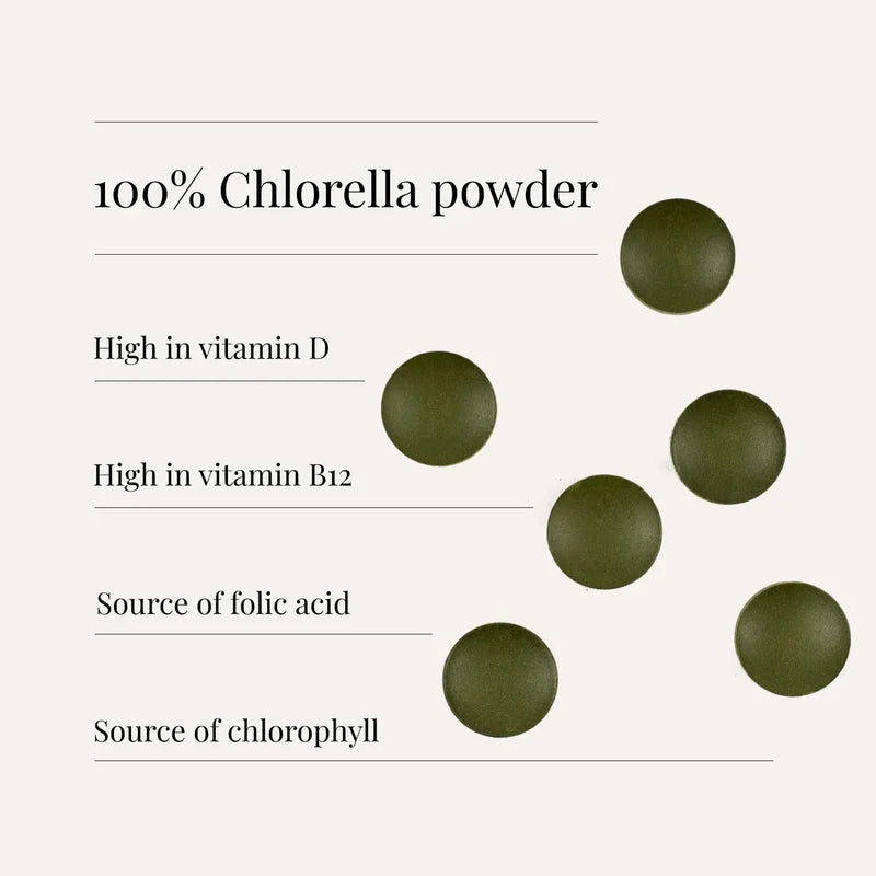 KIKI HEALTH - Chlorella Tablets, Organic - 200 Tablets