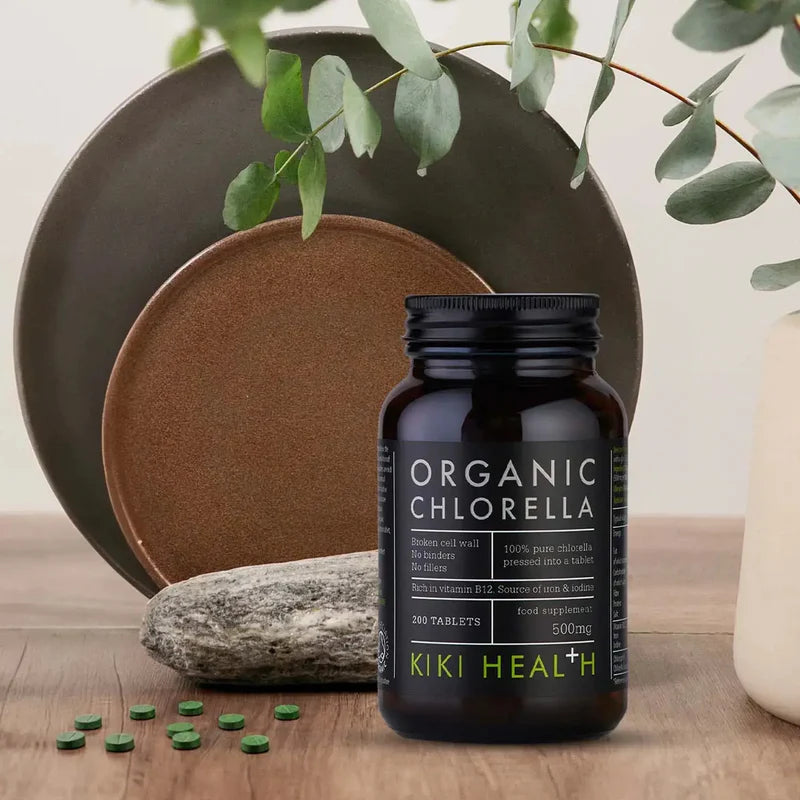 KIKI HEALTH - Chlorella Tablets, Organic - 200 Tablets