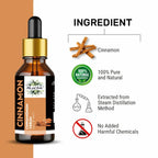 Oils & Herbs – Natural Cinnamon Essential Oil – 100% Pure & Undiluted - The Wellness Store®