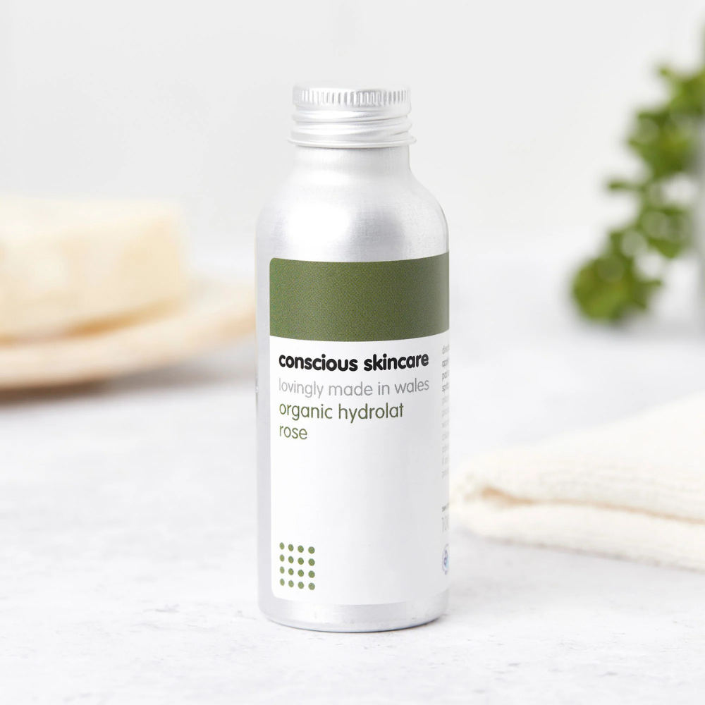 Conscious Skincare – Organic Rose Water – Pure Rose Hydrolat Toner – 100ml