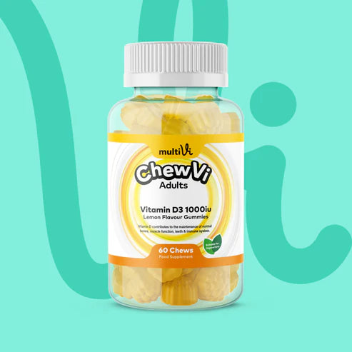 MultiVi – Vitamin D3 1000 IU – 60 Chewable Gummies